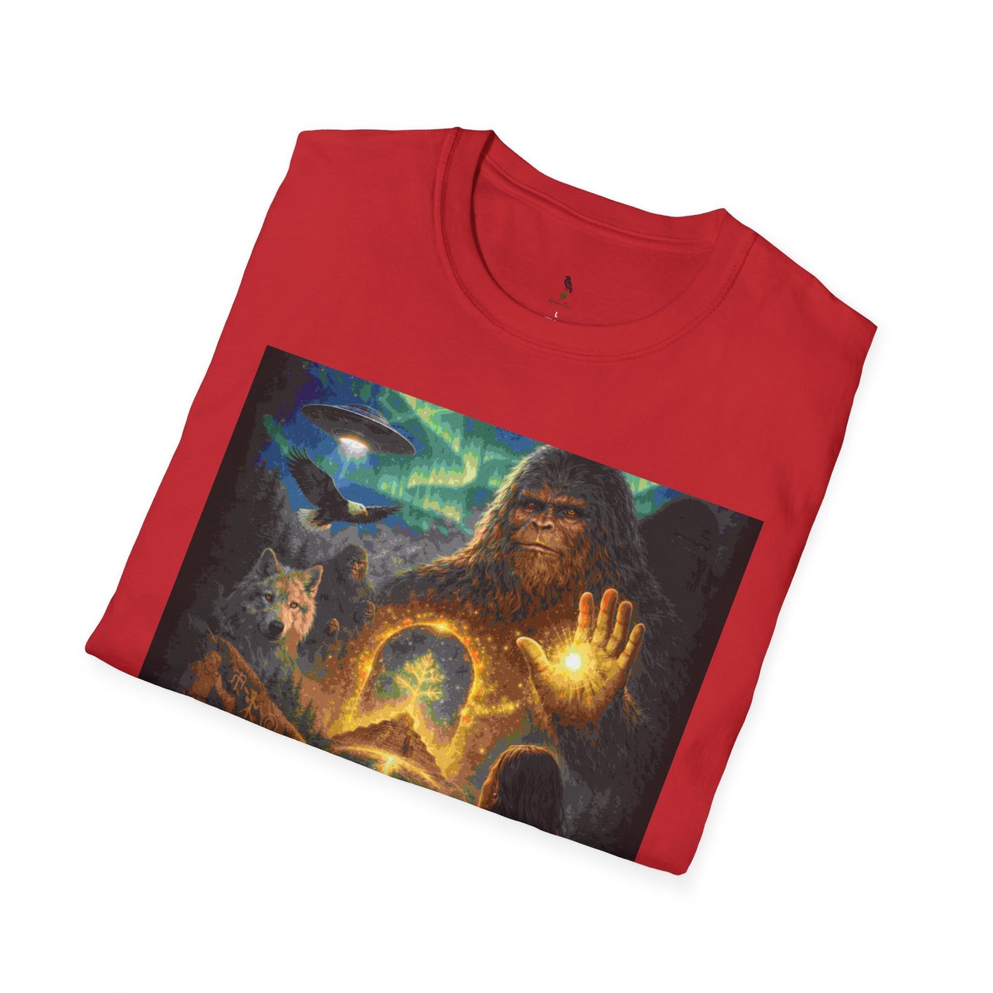 'Our First Ancestors Still Walk Among Us' Sasquatch Message to Humanity Graphic Tee