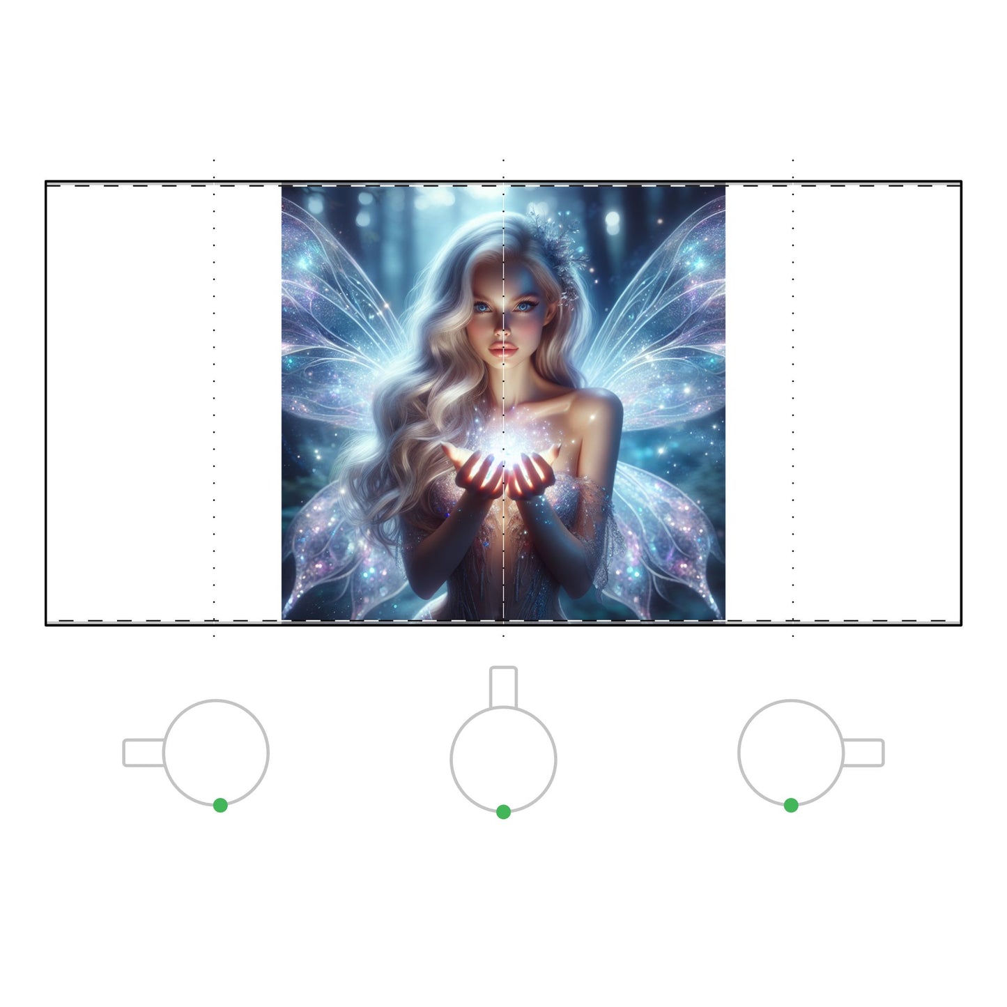 Frosted Glass Coffee Mug, 11oz