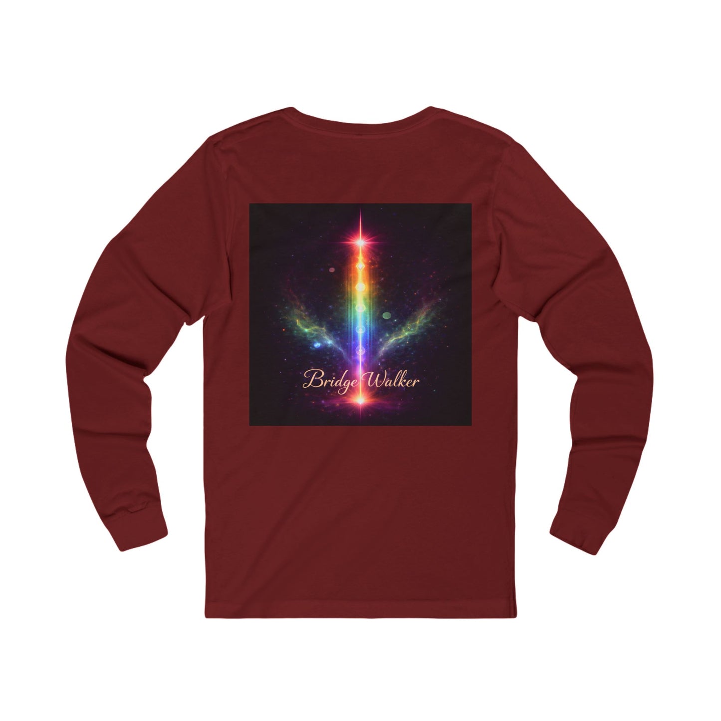 Spiritual Rainbow Soul Long Sleeve Tee — "The Spirit is One"