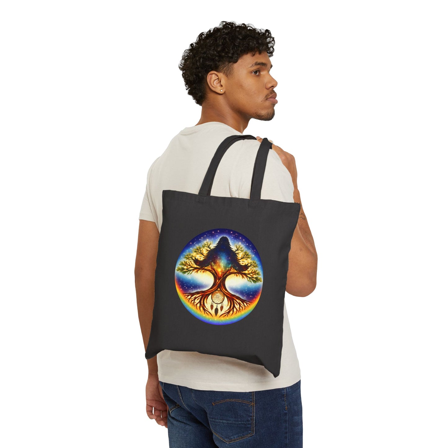 Kindred Realms- Living Tree Bridge tote cotton canvas bag