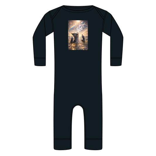 Dreamy Dragon Infant Bodysuit — Waterplay Bubbles & Thumbs Up