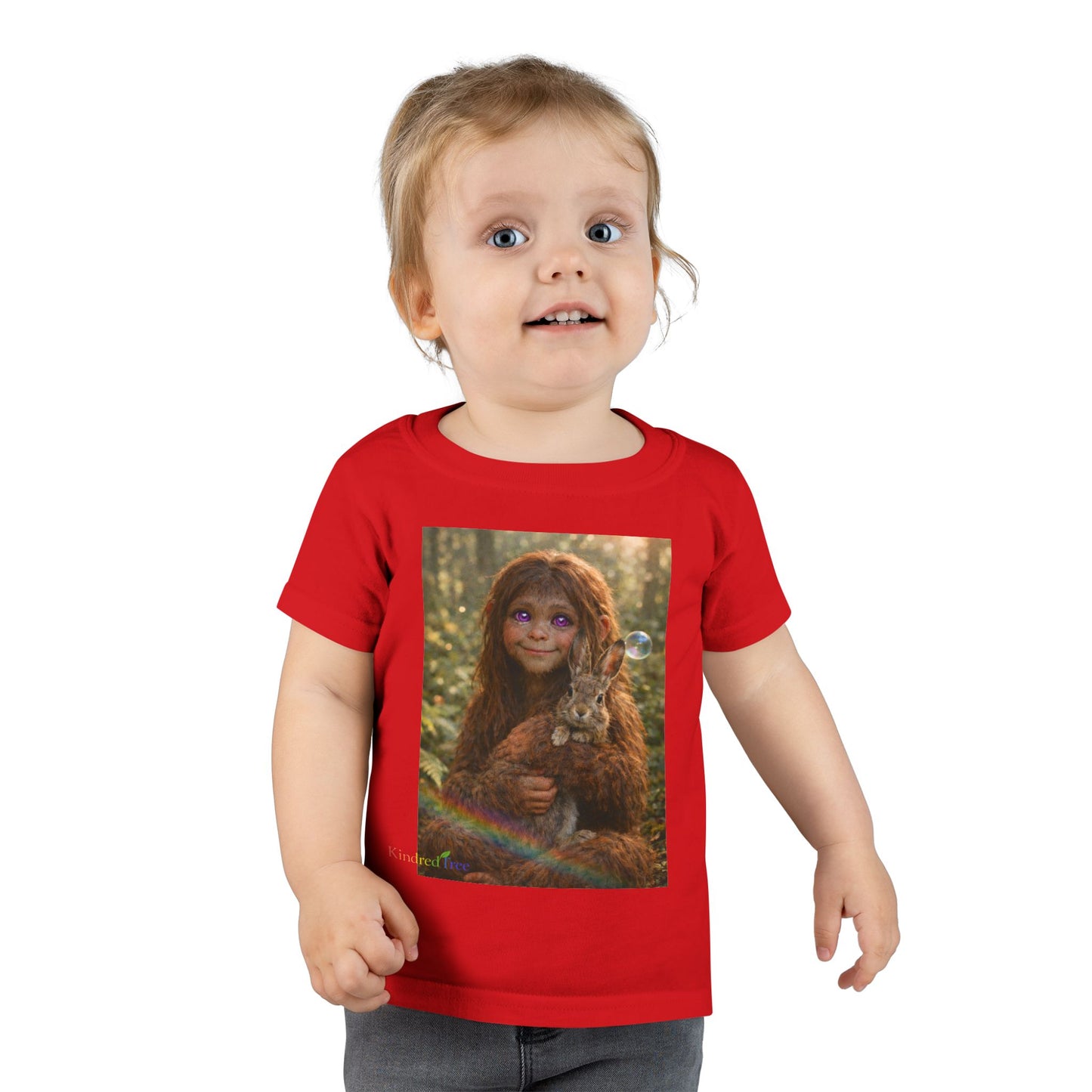 Innocence of the Forest — Sasquatch Child Tee shirt for children