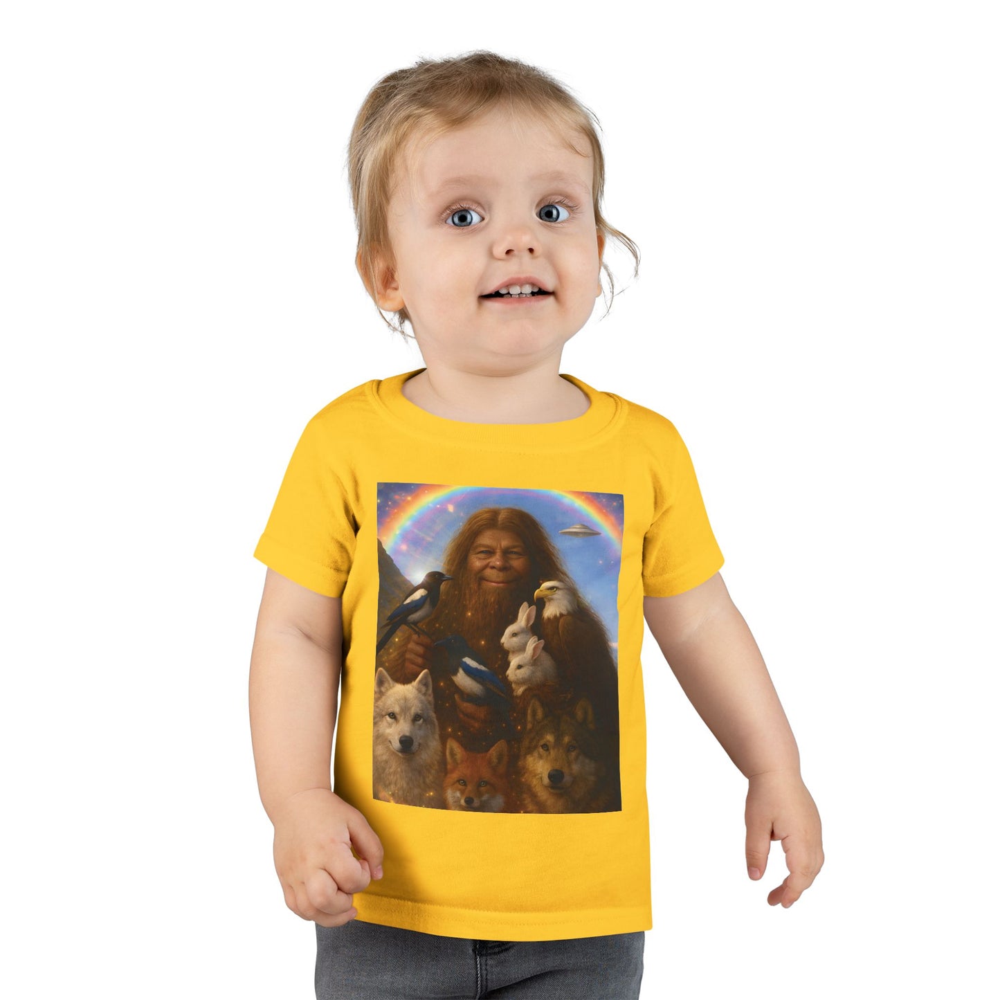 Female Sasquatch Elder Guardian of the Realms Tee