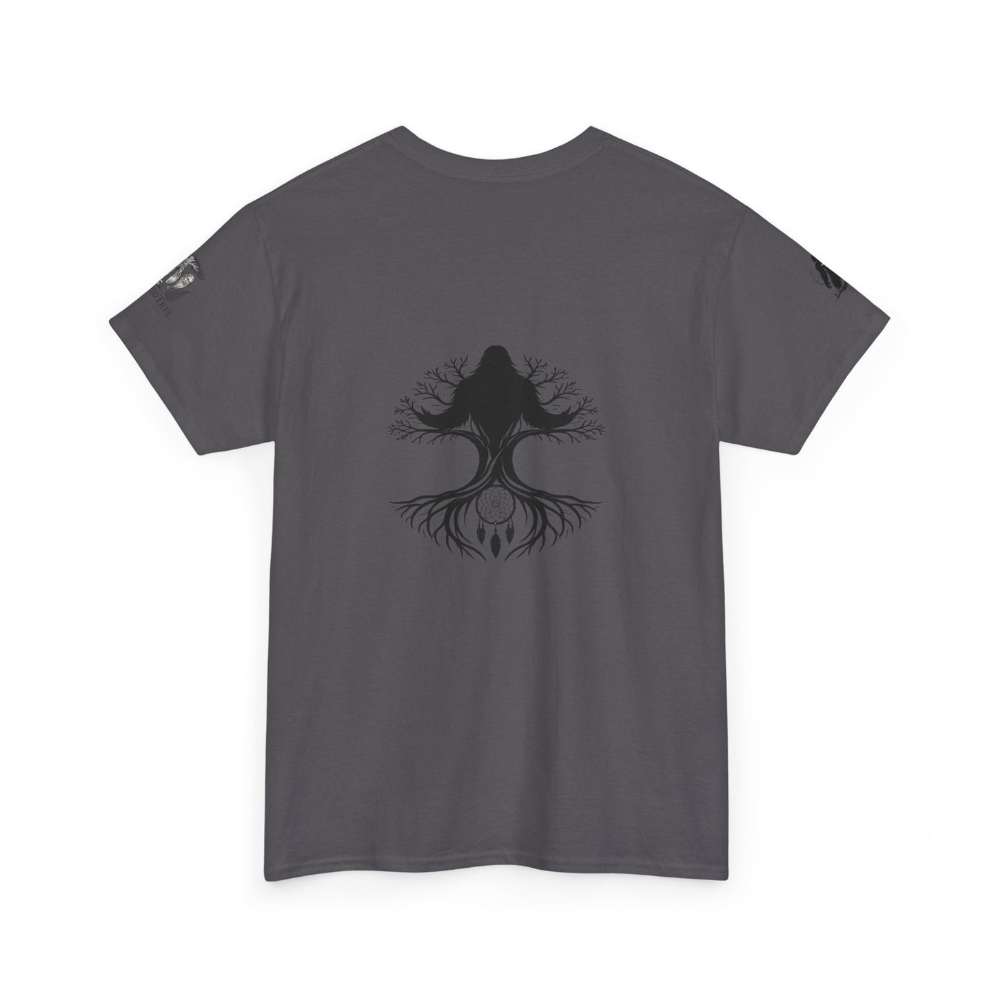 Sacred Bond with Forest Elders Guardians Sasquatch and Human Alliance  Tee — "Balance Between Non Mythic Guardians " Graphic T‑Shirt
