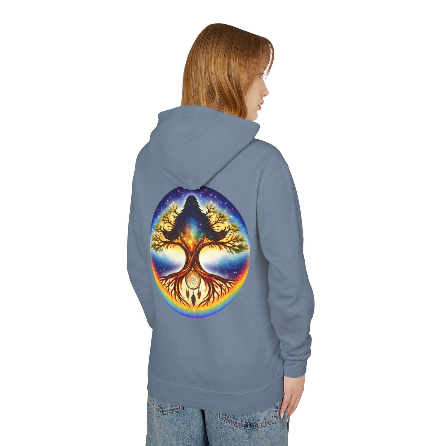 Kindred Realms- Living Tree Bridge Emblem -Hoodie lightweight