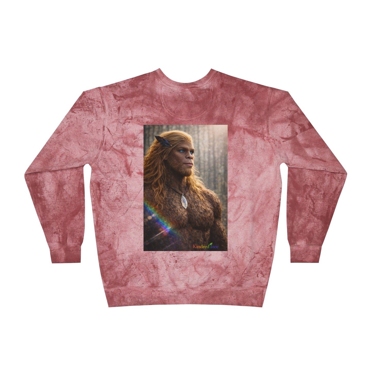 Eyes of the Living Rainbow — Sasquatch Prince Crewneck Sweatshirt