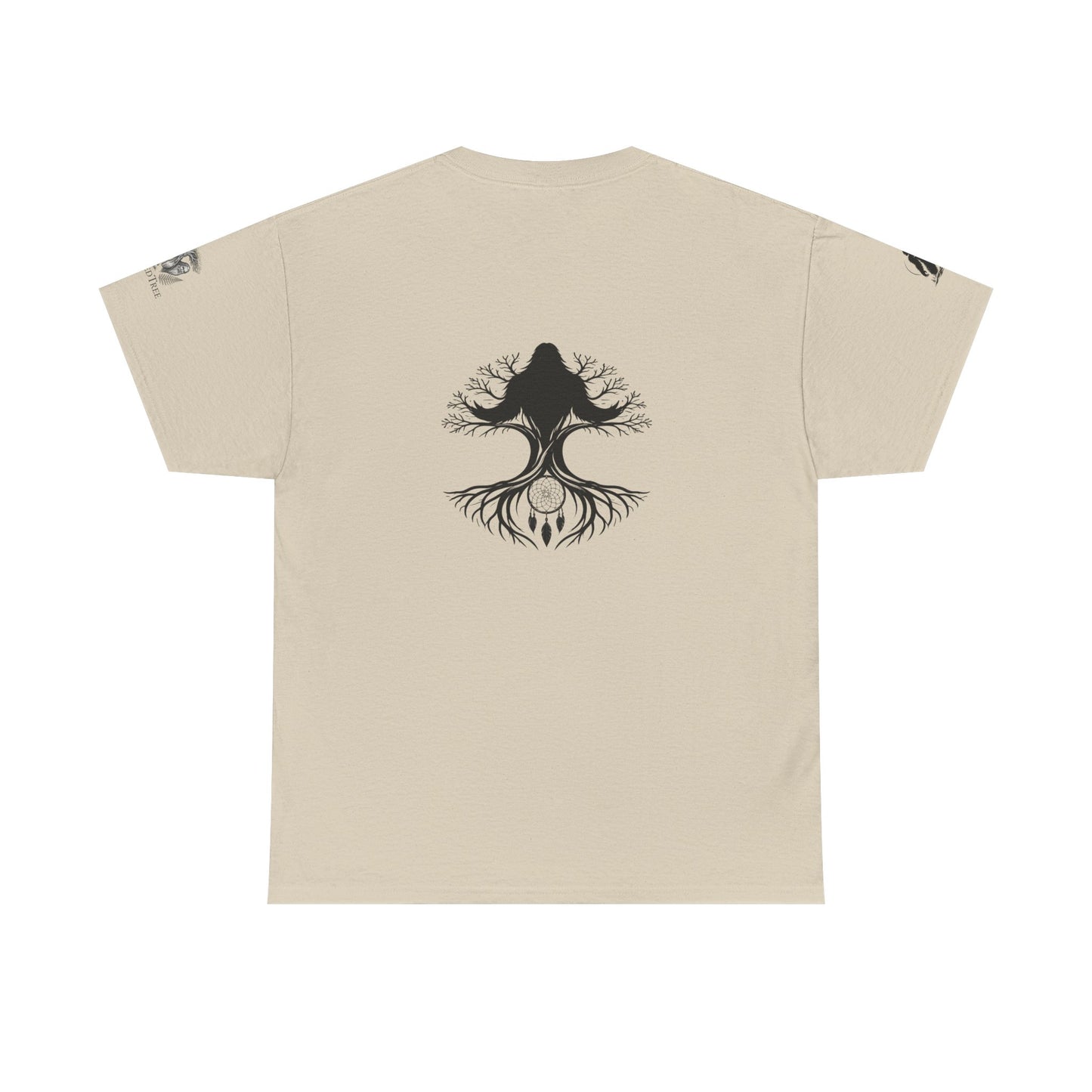 Sacred Bond with Forest Elders Guardians Sasquatch and Human Alliance  Tee — "Balance Between Non Mythic Guardians " Graphic T‑Shirt