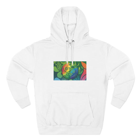 Three-Panel Fleece Hoodie