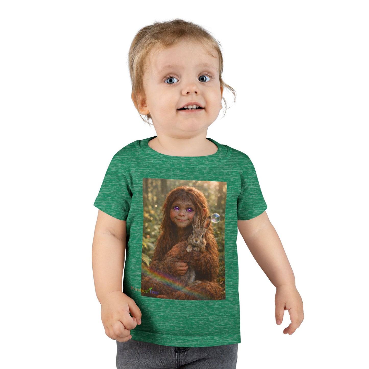 Innocence of the Forest — Sasquatch Child Tee shirt for children