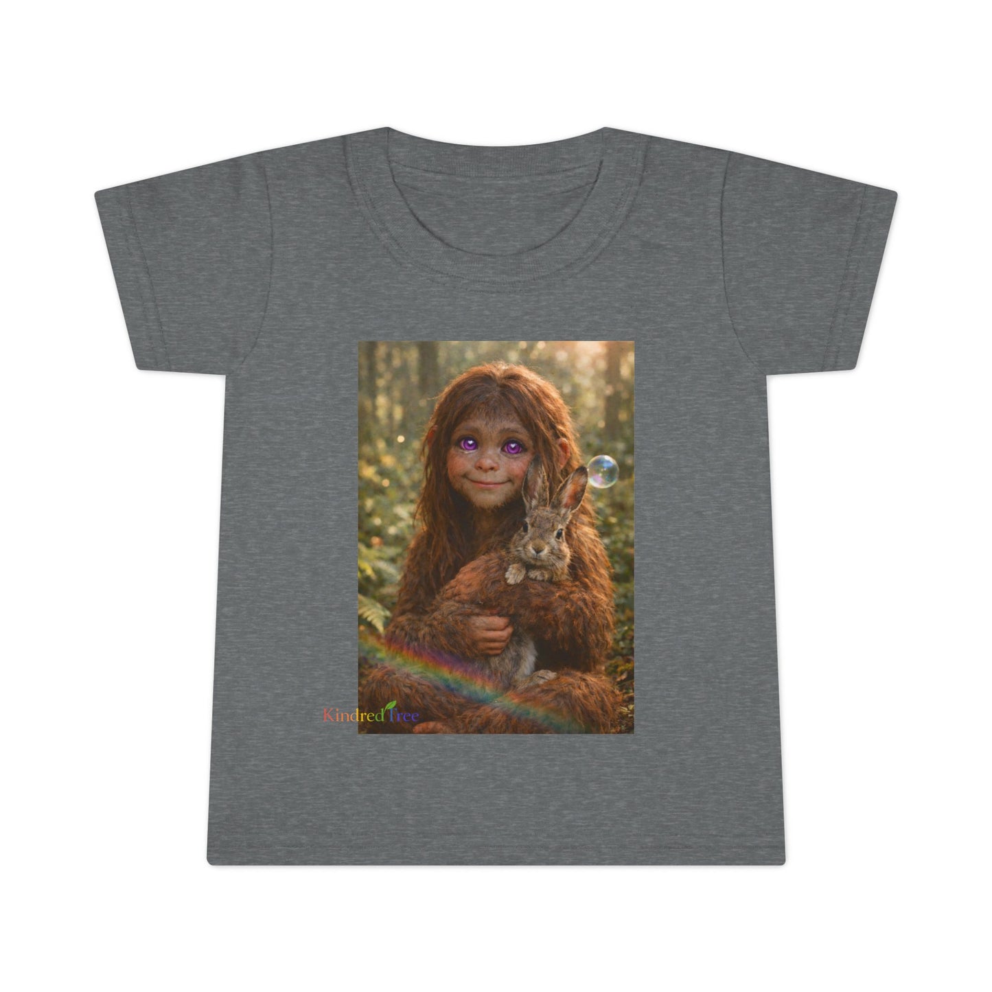 Innocence of the Forest — Sasquatch Child Tee shirt for children