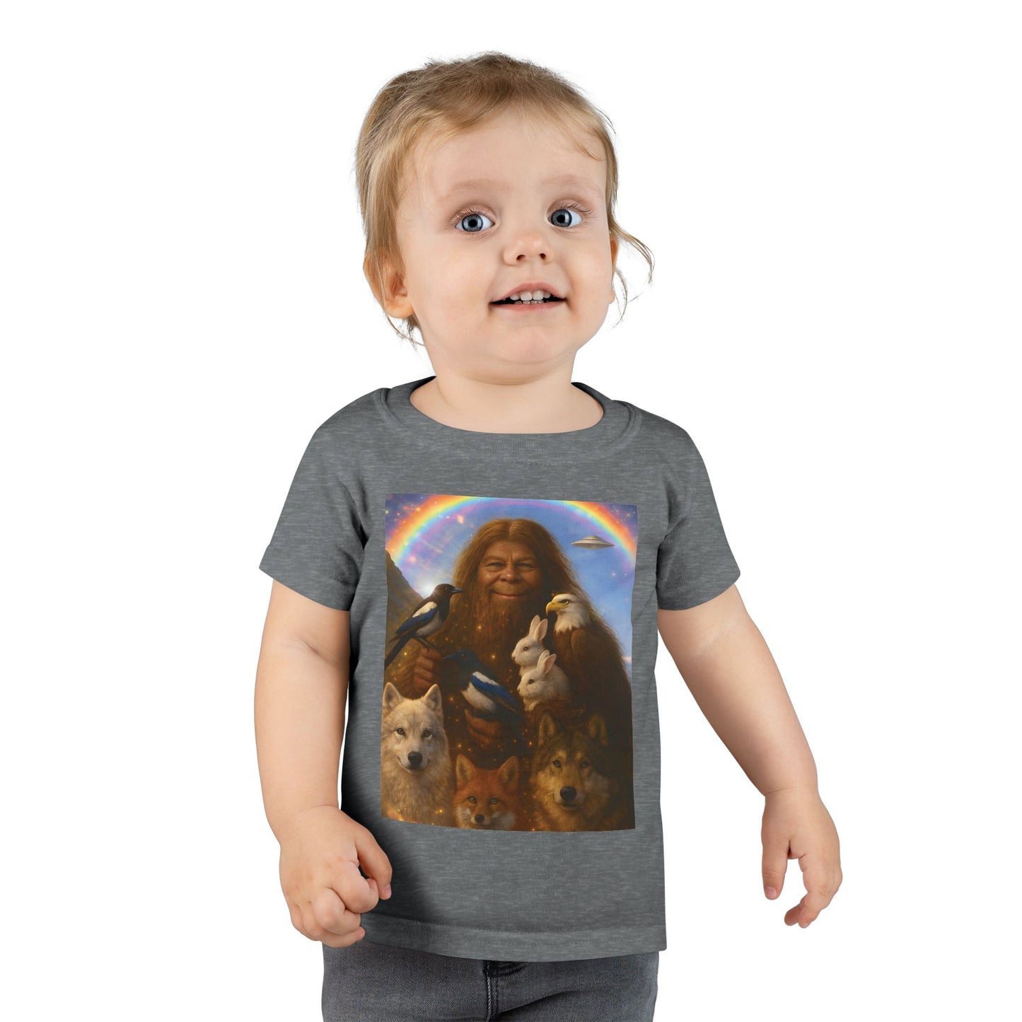 Female Sasquatch Elder Guardian of the Realms Tee