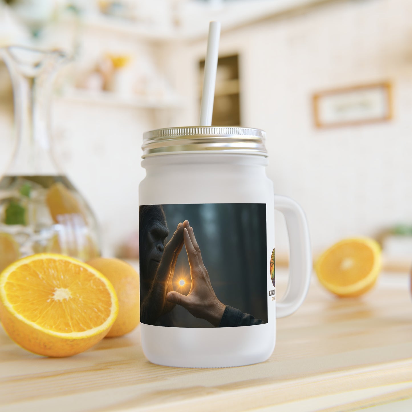 Elders Guardian Sasquatch Mason Jar