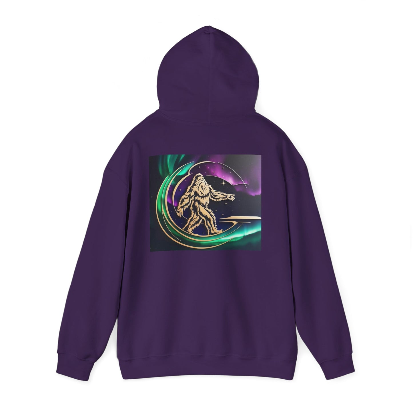 Hooded Sweatshirt - Sasquatch Star Council Northern Lights Design
