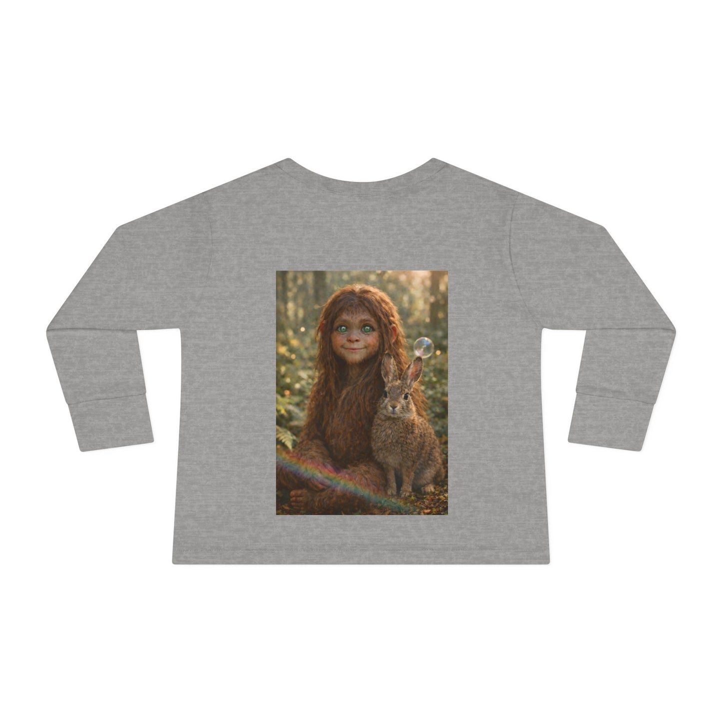 Innocence of the Forest- Sasquatch child- Toddler long sleeve Tee