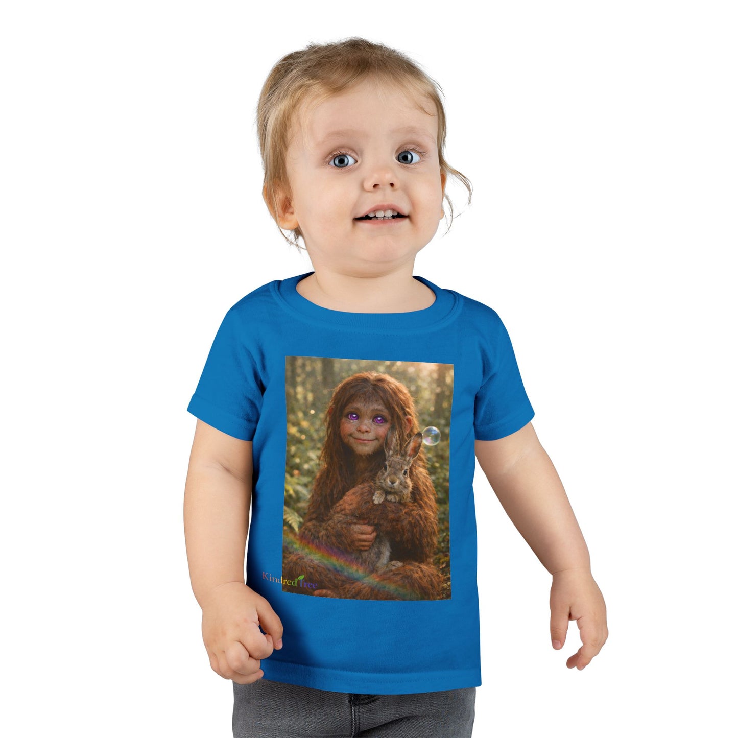 Innocence of the Forest — Sasquatch Child Tee shirt for children