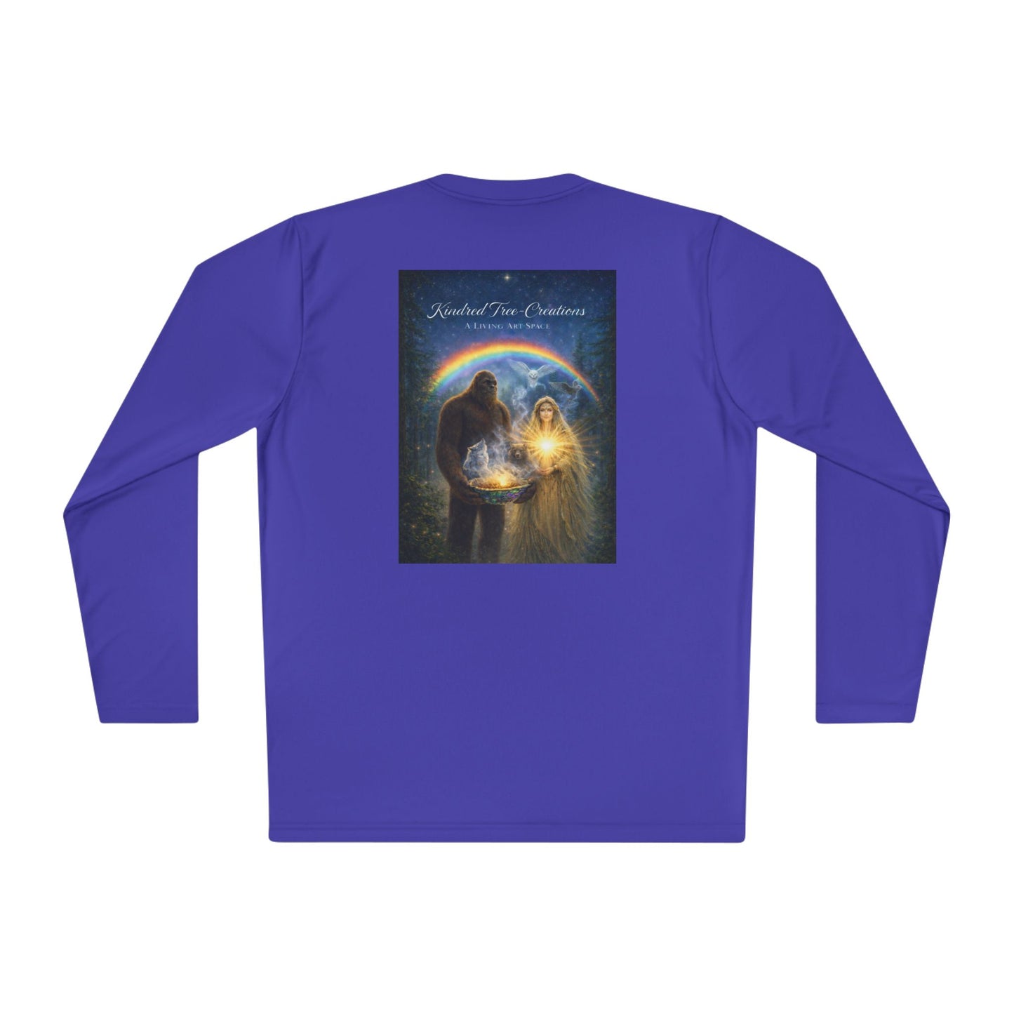 Guardian of the Rainbow Veil- Unisex Lightweight Long Sleeve Tee
