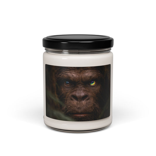 Sasquatch Guardian Eyes of the Living Rainbow- 9oz Scented Jar Mason candle