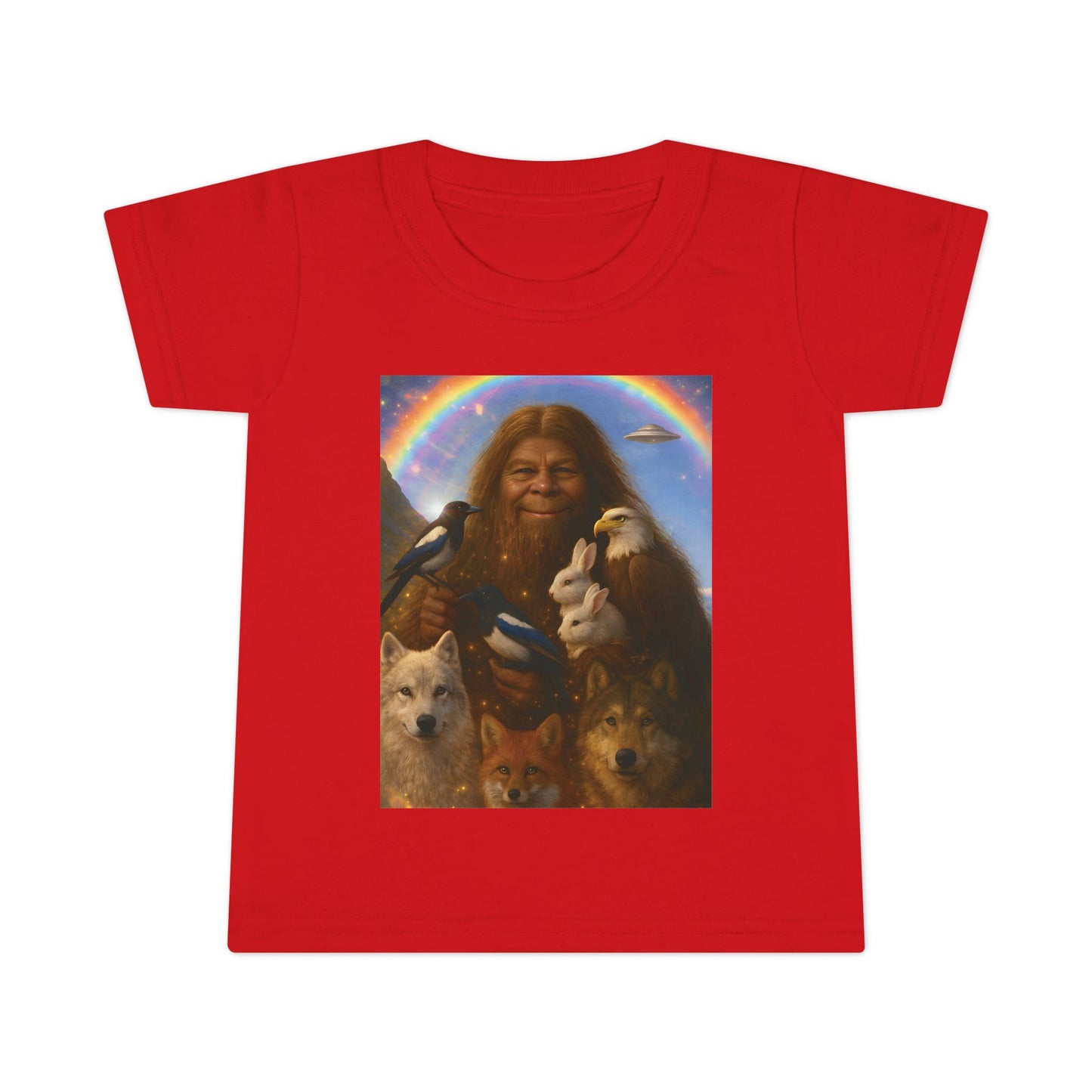 Female Sasquatch Elder Guardian of the Realms Tee