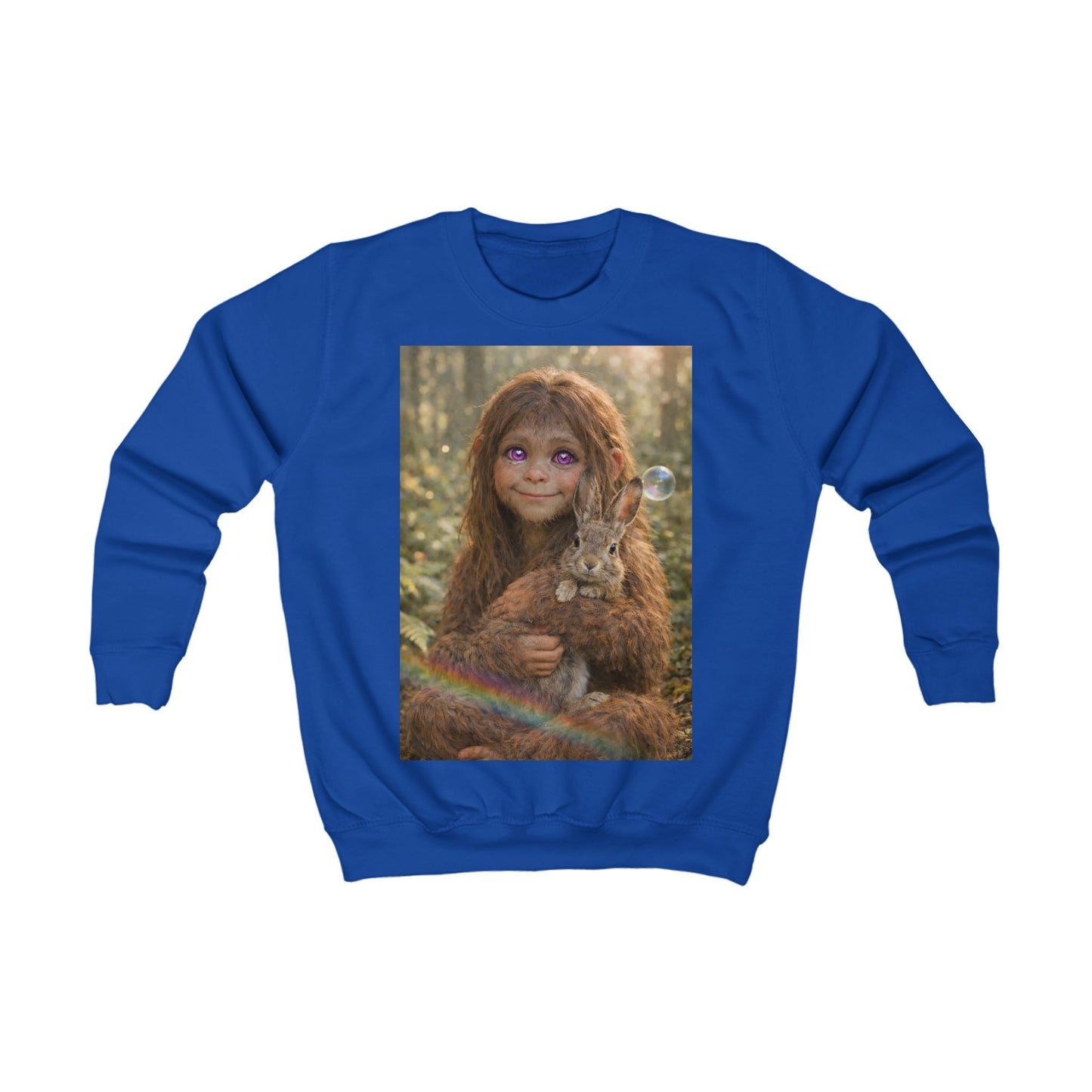 Innocence of the Forest-Sasquatch Child Kids Sweatshirt
