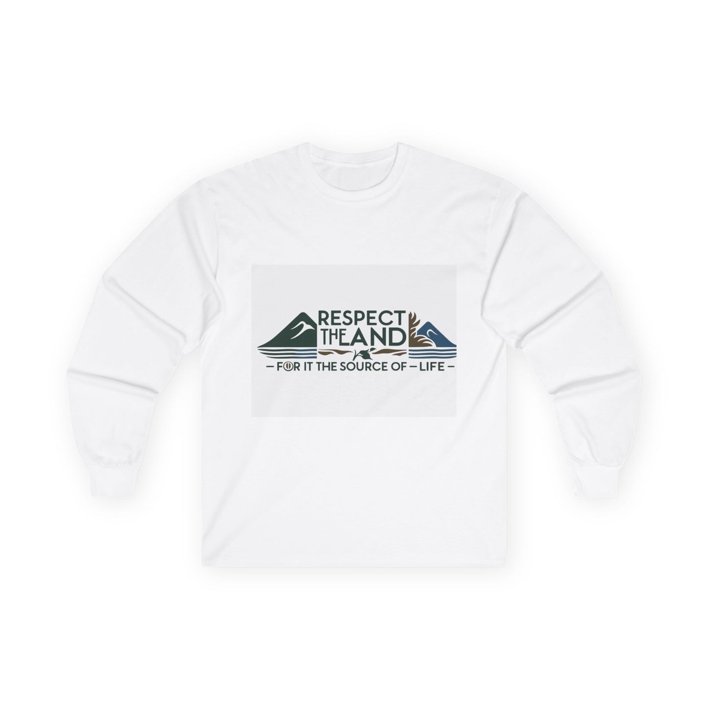 Long Sleeve Tee - Respect the Land Design