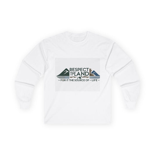 Long Sleeve Tee - Respect the Land Design