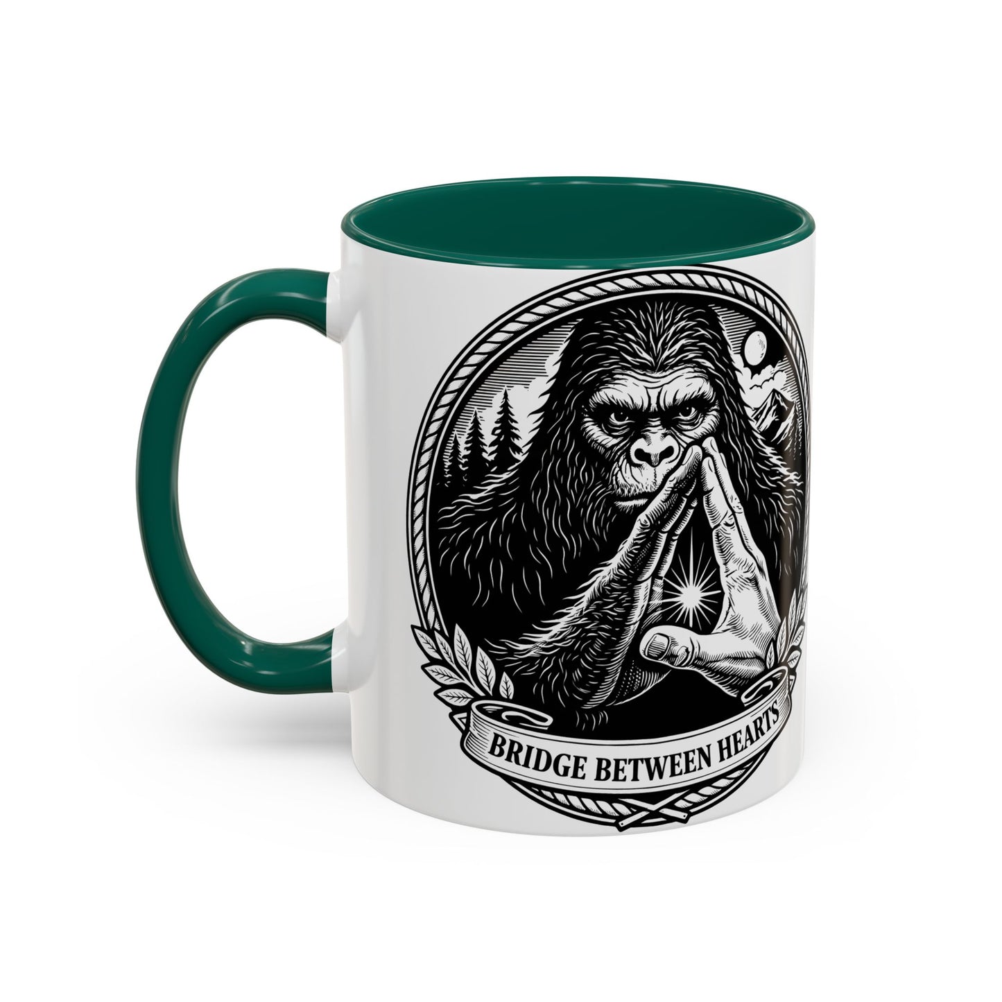 Bridge Between Hearts Mug- Human and Sasquatch Elder Alliance