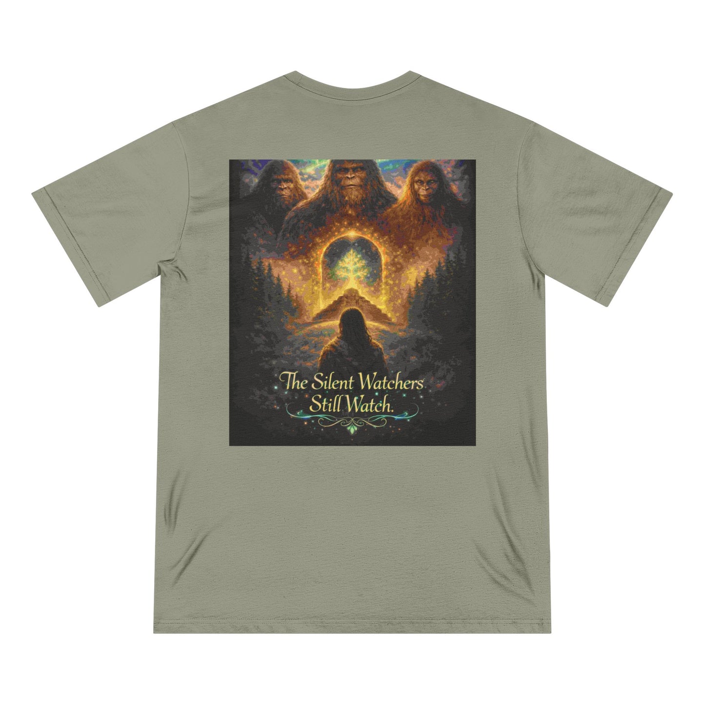 Ancient Watchers— "Our First Ancestors Still Walk Among Us" Sasquatch Message to Humanity Tee
