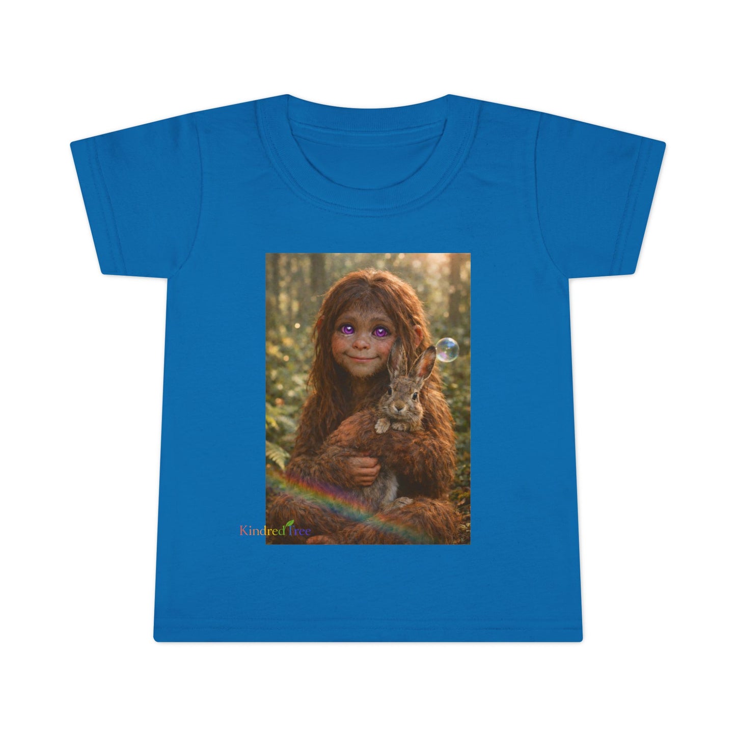 Innocence of the Forest — Sasquatch Child Tee shirt for children