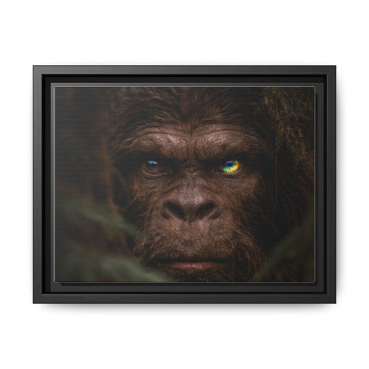 Their Eyes of the Living Rainbow- The Sasquatch People  Portrait Wall Art