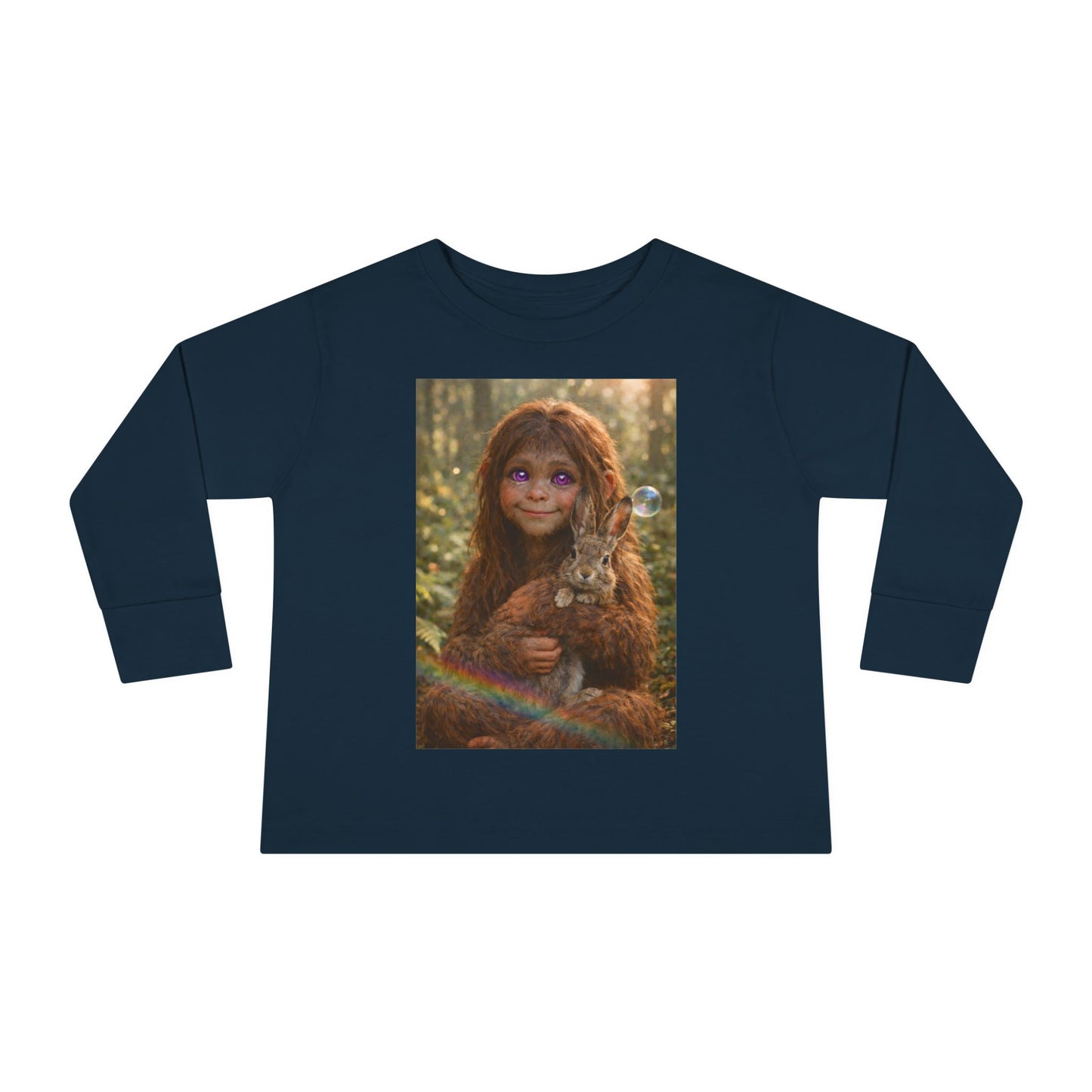Innocence of the Forest- Sasquatch child- Toddler long sleeve Tee