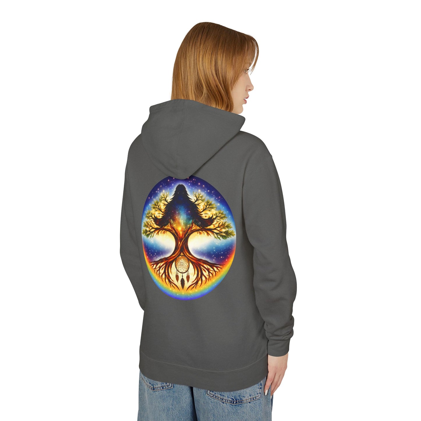 Kindred Realms- Living Tree Bridge Emblem -Hoodie lightweight
