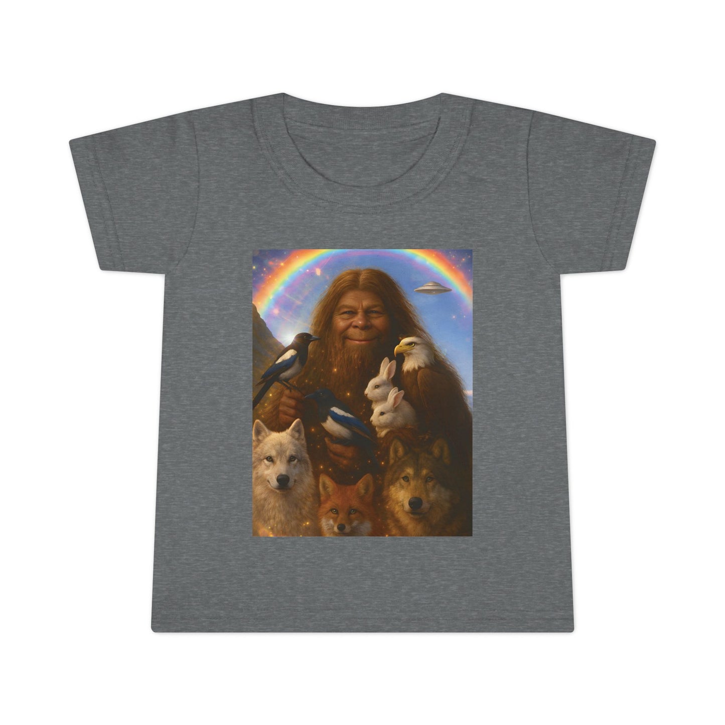 Female Sasquatch Elder Guardian of the Realms Tee