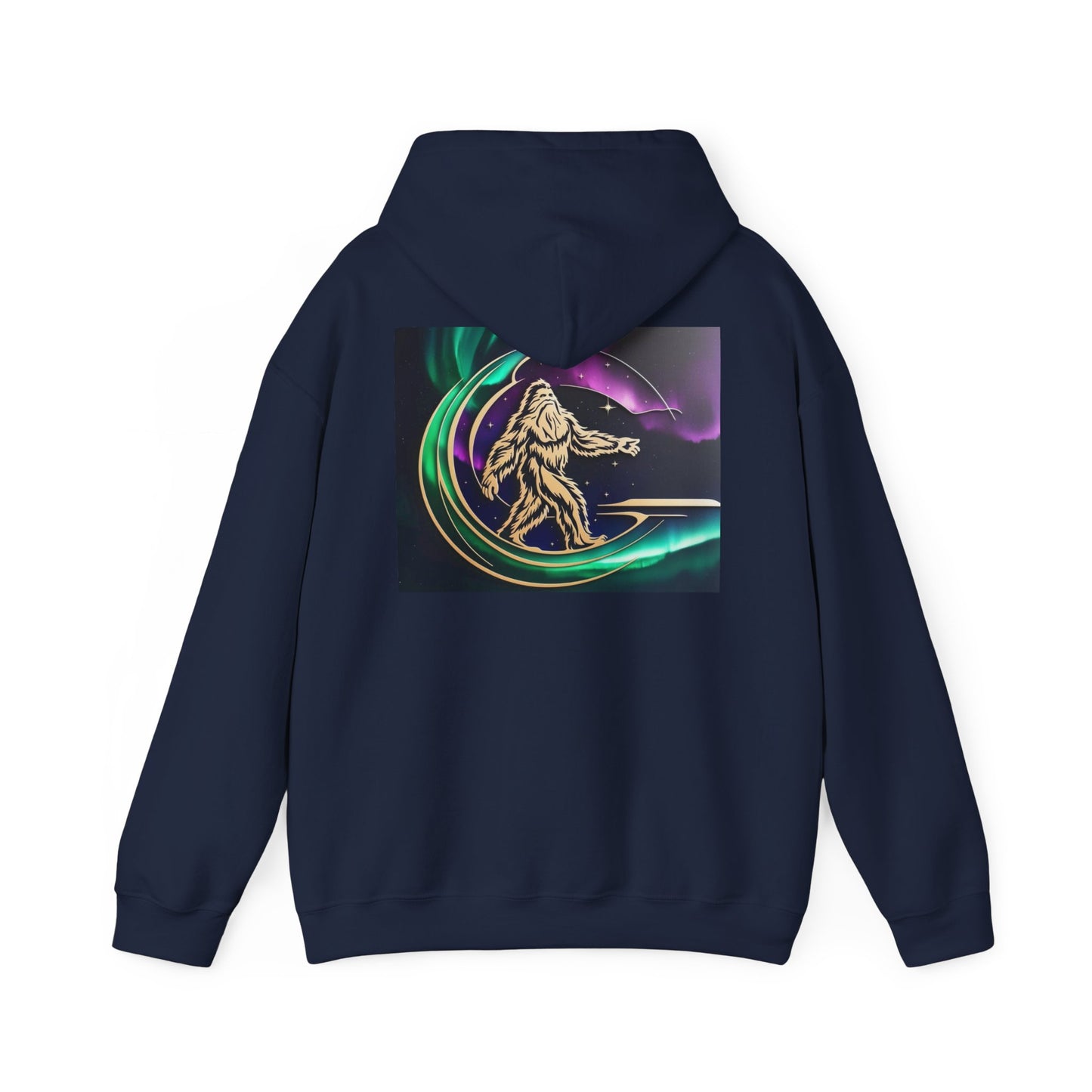 Hooded Sweatshirt - Sasquatch Star Council Northern Lights Design