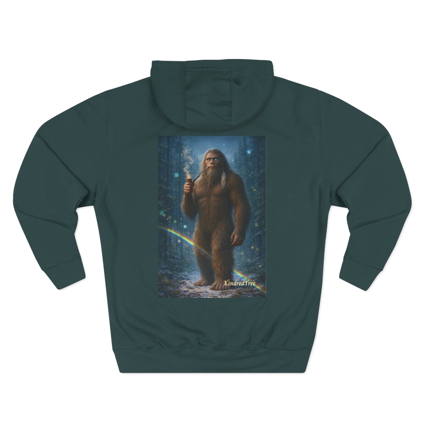 Sasquatch Prince of the Rainbow Forest Hoodie