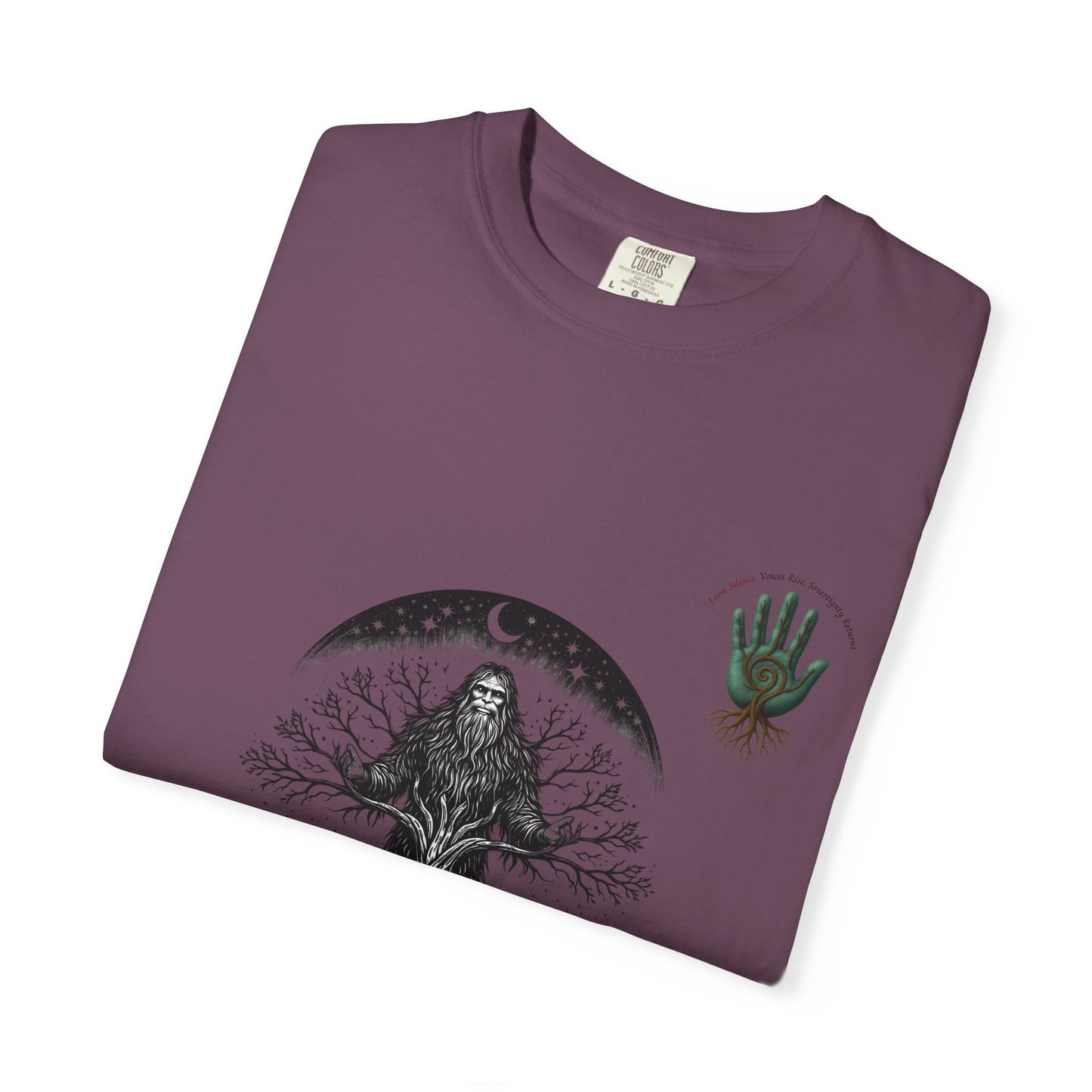 Sasquatch Guardian Tee — "Voices Rise, Sovereignty Returns" MMIW Tribute