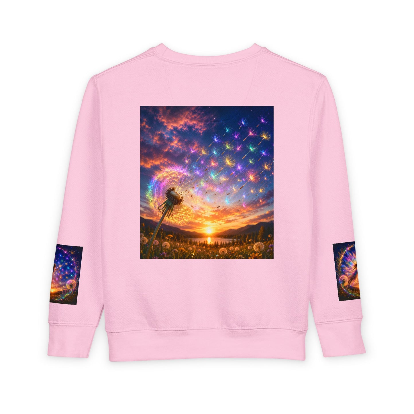 The Seed Keeper Fairy Guardian of Dreams Carried on the Wind- Crewneck for Kids