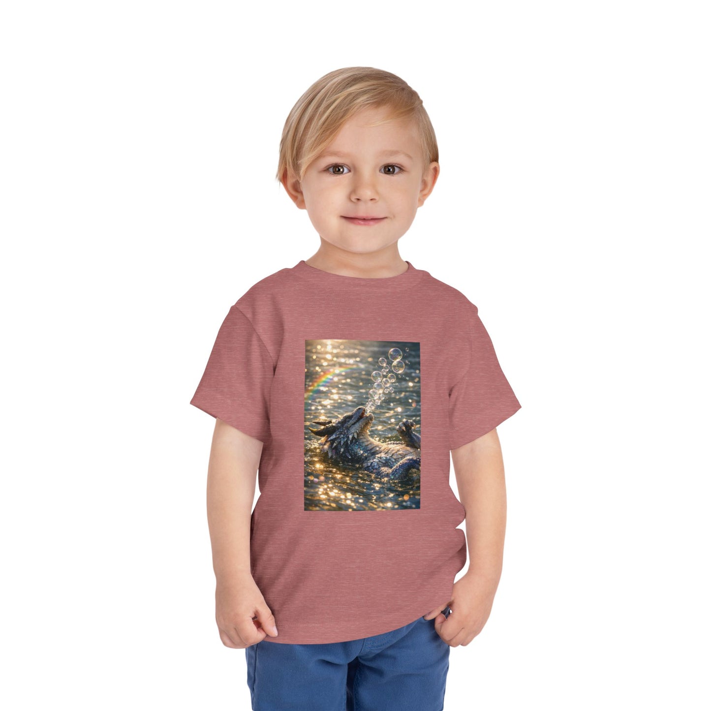 Toddler Tee — Sparkling Sea Dragon Print