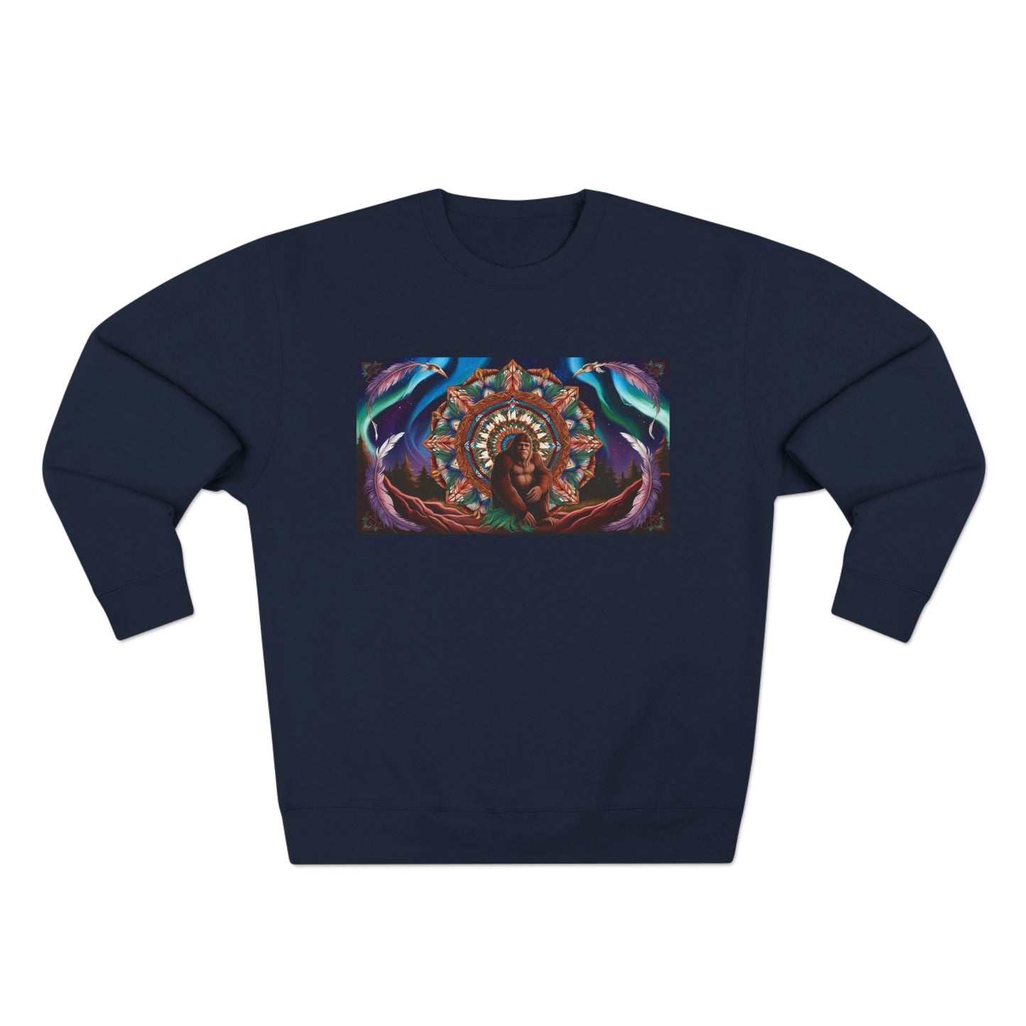 Mandala Sasquatch Crewneck Sweatshirt