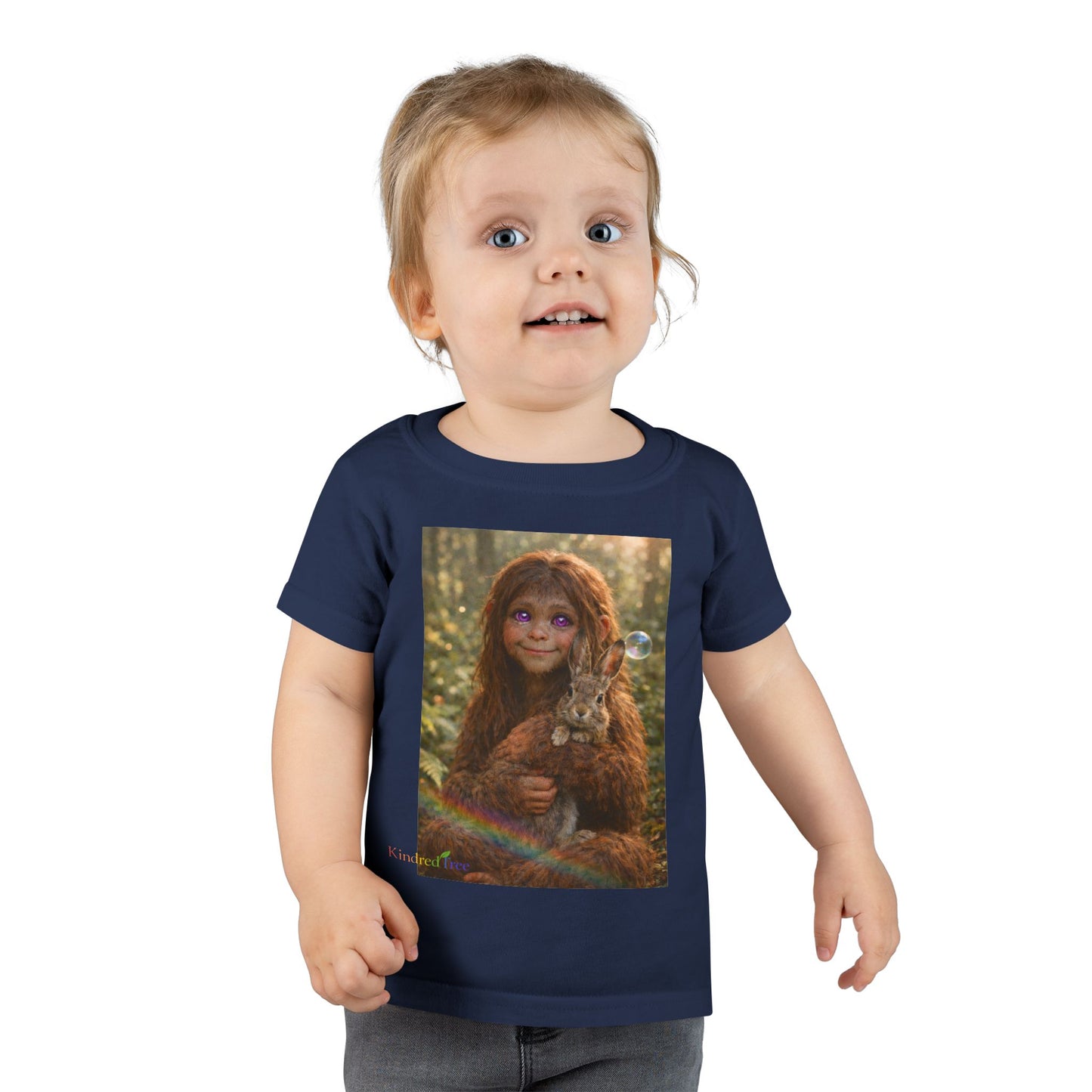 Innocence of the Forest — Sasquatch Child Tee shirt for children
