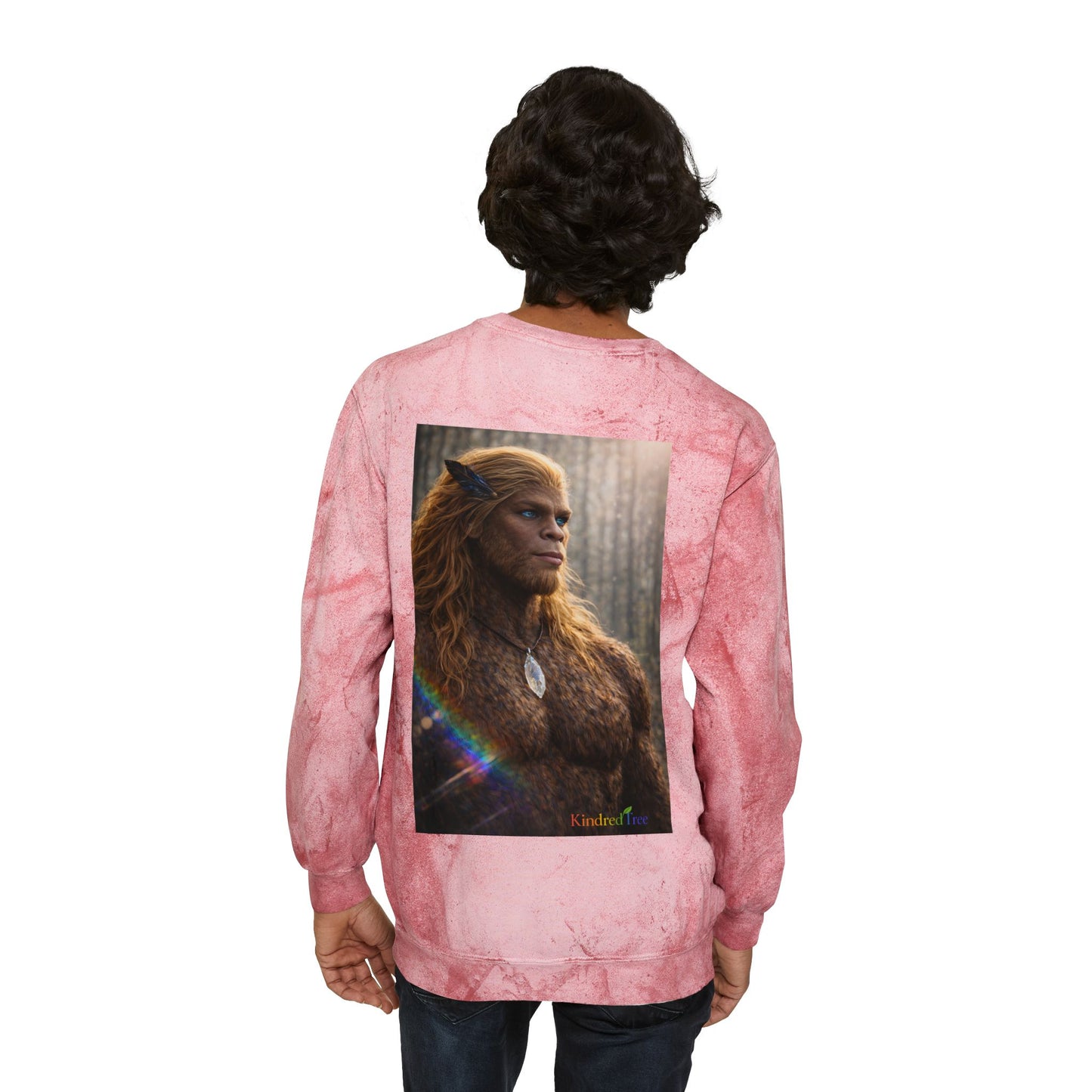 Eyes of the Living Rainbow — Sasquatch Prince Crewneck Sweatshirt