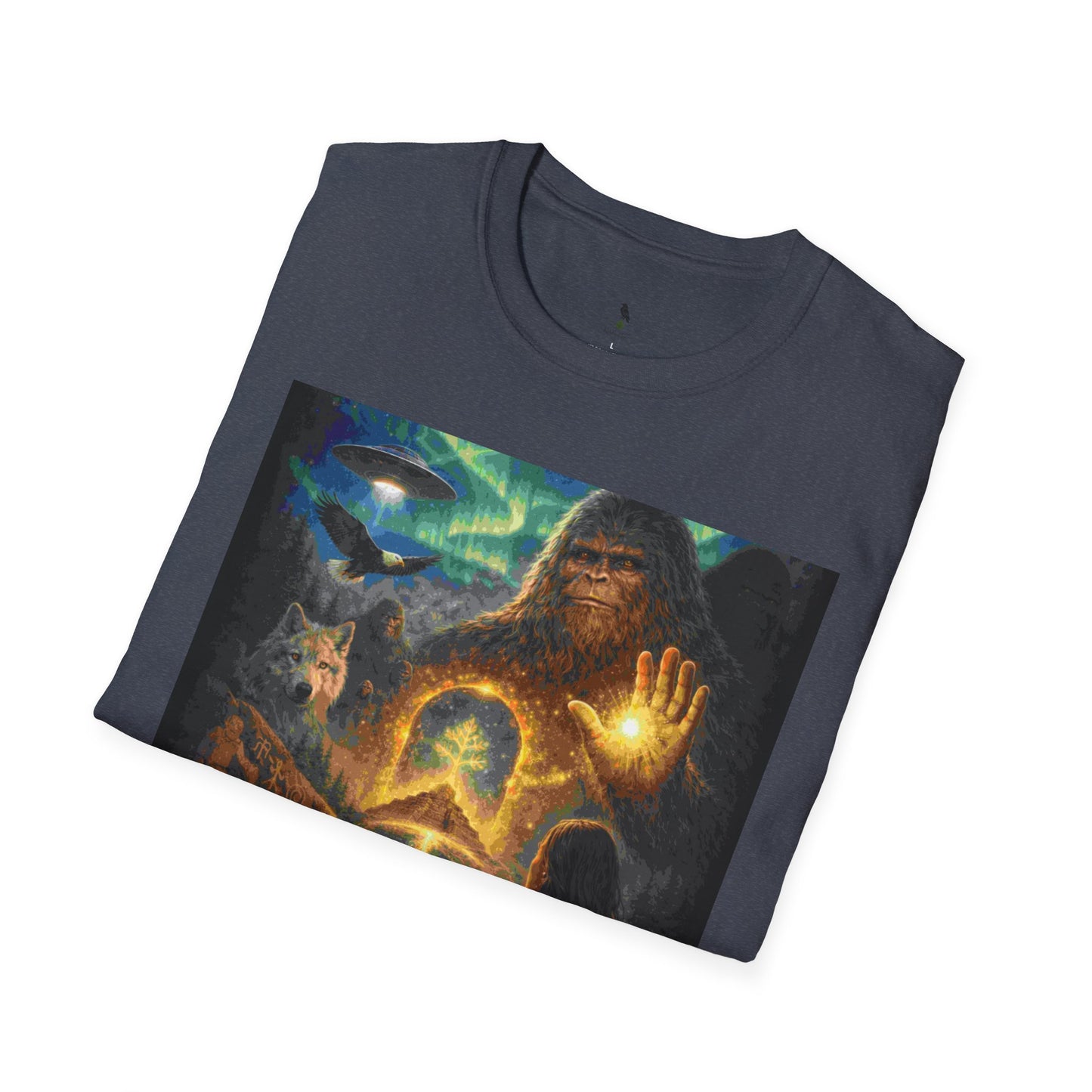 'Our First Ancestors Still Walk Among Us' Sasquatch Message to Humanity Graphic Tee
