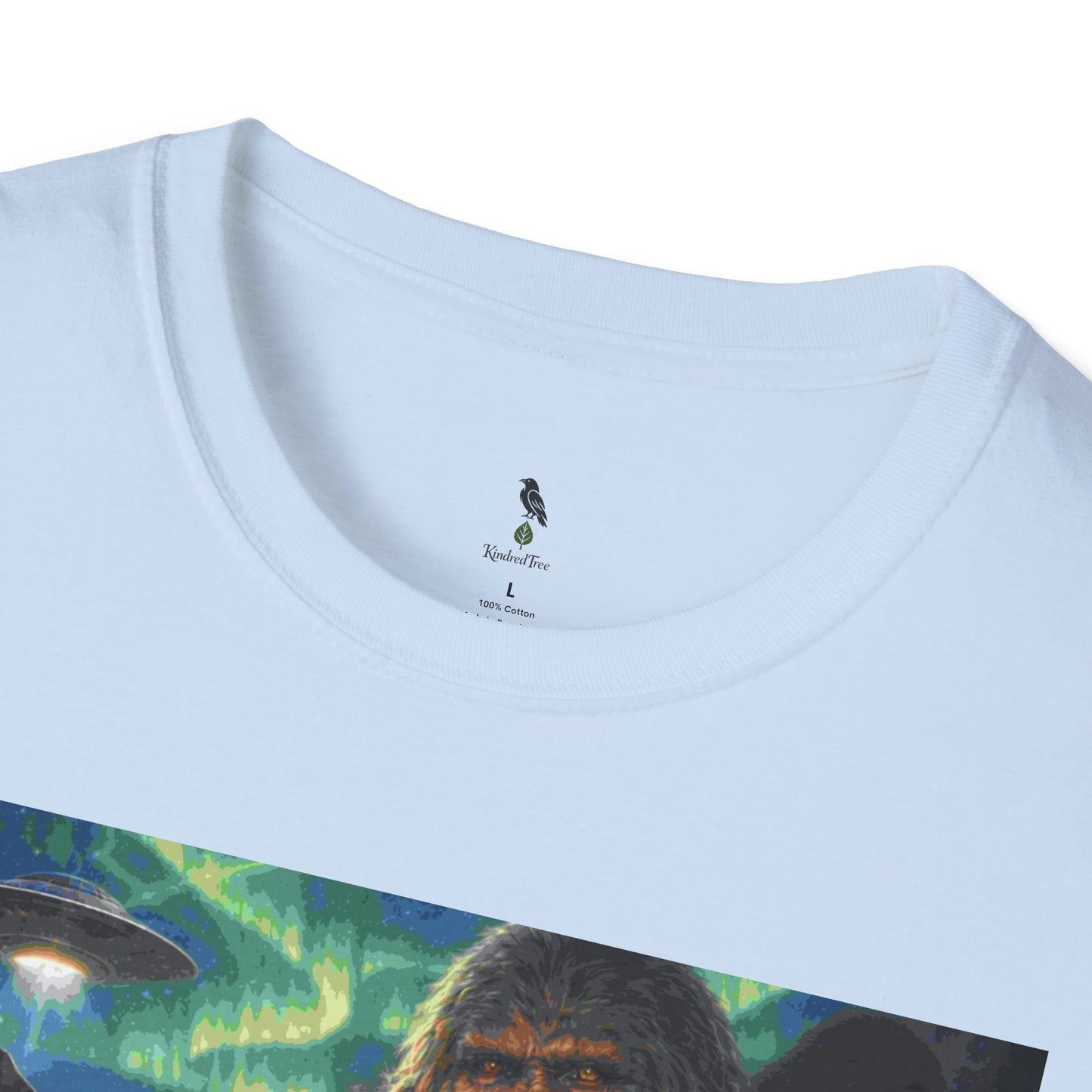 'Our First Ancestors Still Walk Among Us' Sasquatch Message to Humanity Graphic Tee