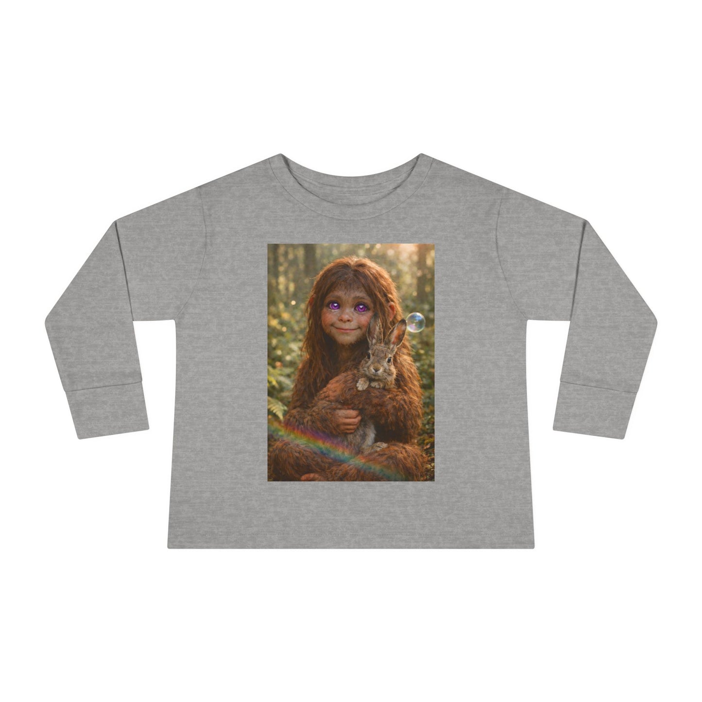 Innocence of the Forest- Sasquatch child- Toddler long sleeve Tee