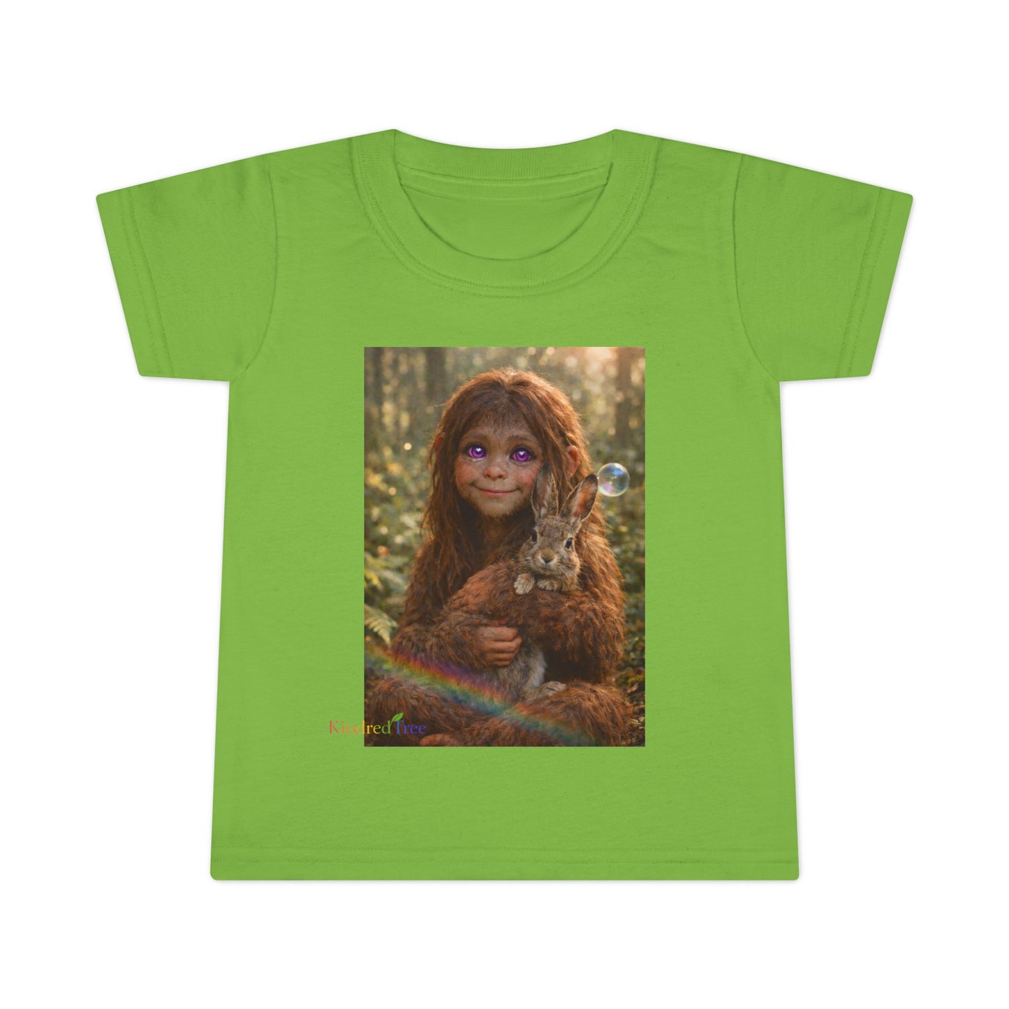 Innocence of the Forest — Sasquatch Child Tee shirt for children