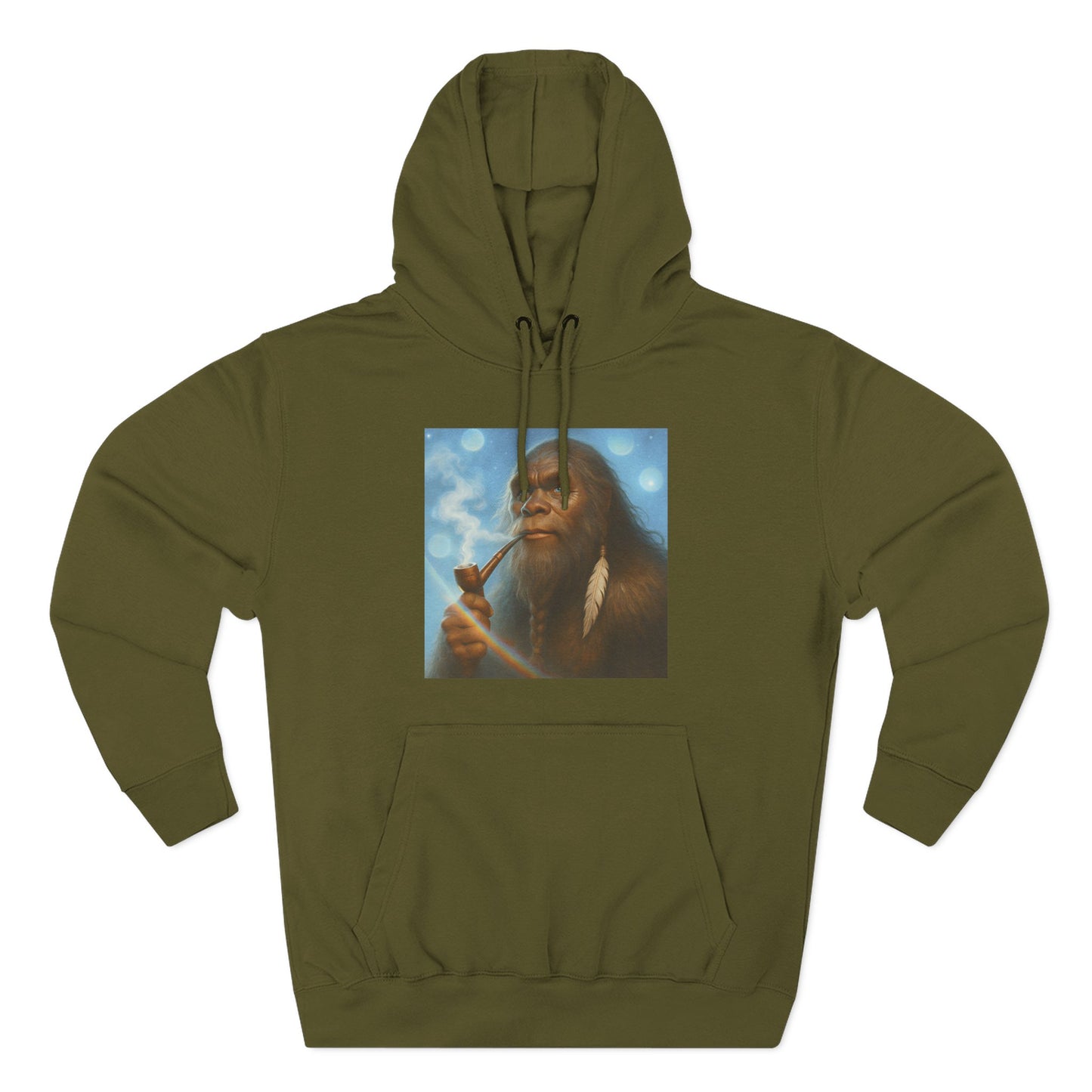 Sasquatch Prince of the Rainbow Forest Hoodie