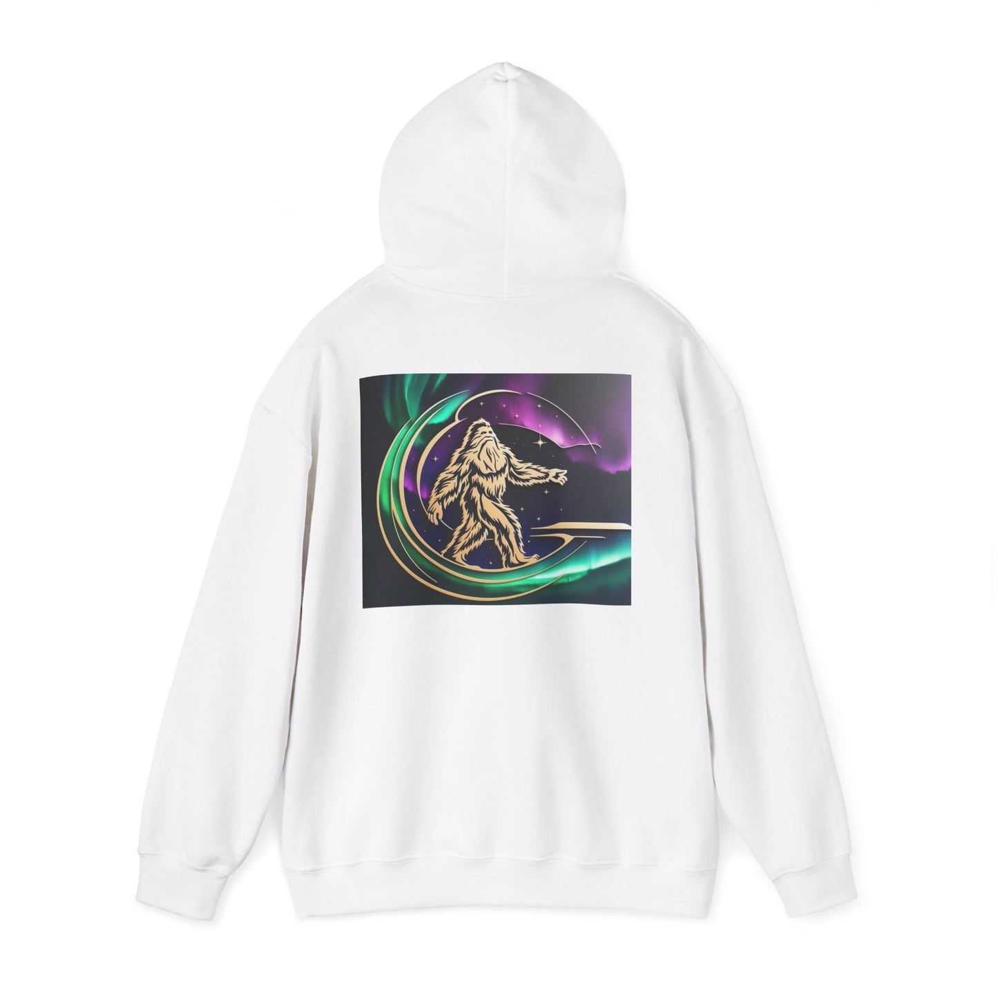 Hooded Sweatshirt - Sasquatch Star Council Northern Lights Design