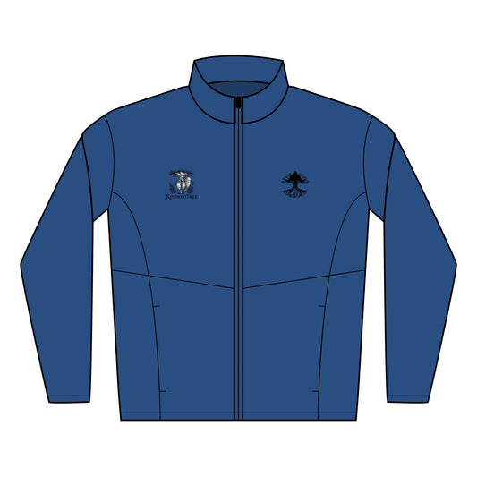 Embroidered Soft Shell Jacket — Men's Lightweight Windproof Layer