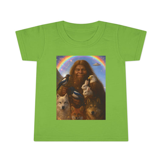 Female Sasquatch Elder Guardian of the Realms Tee