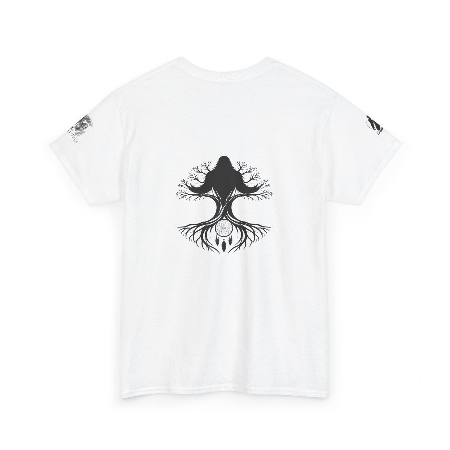 Sacred Bond with Forest Elders Guardians Sasquatch and Human Alliance  Tee — "Balance Between Non Mythic Guardians " Graphic T‑Shirt