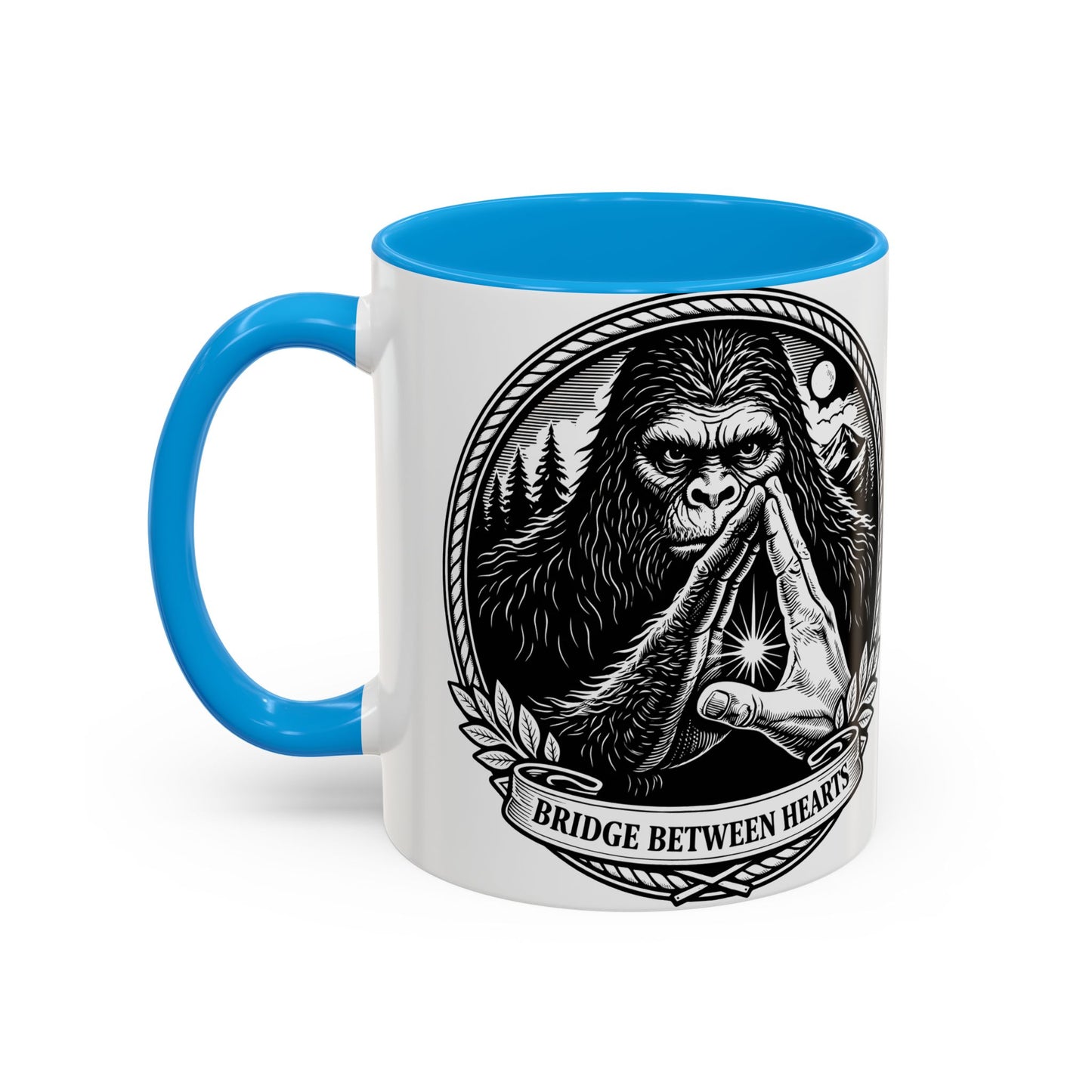Bridge Between Hearts Mug- Human and Sasquatch Elder Alliance